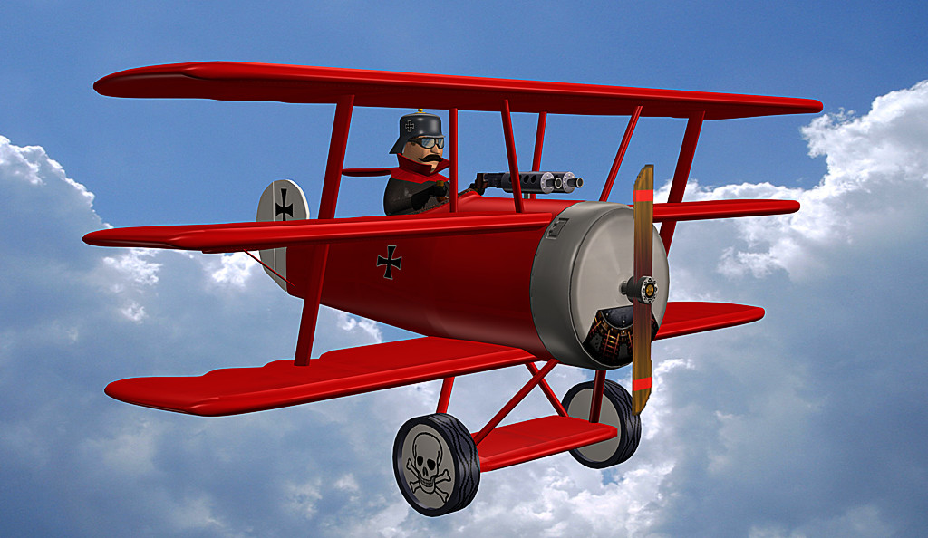 red baron 3d model